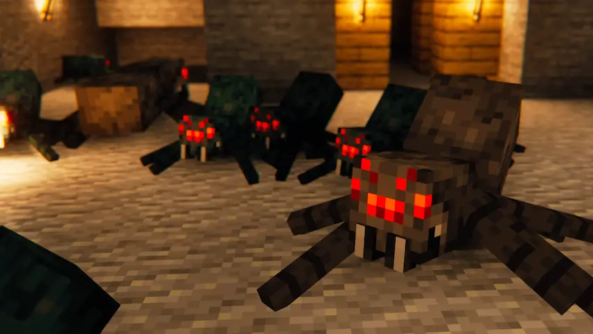 minecraft spiders