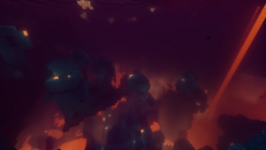 Bliss Shaders comparison nether