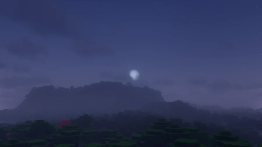 Bliss Shaders comparison night