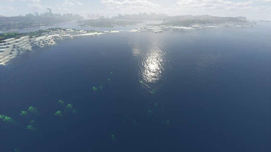 Bliss Shaders comparison water