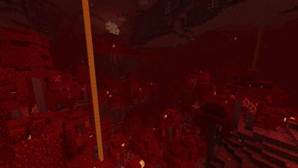 Vanilla Shaders Comparison nether