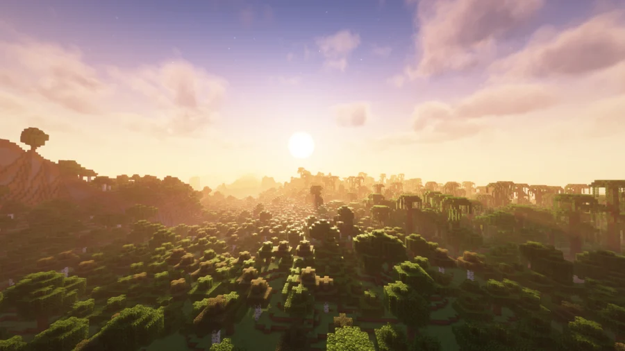 Complementary Unbound Shaders sunset