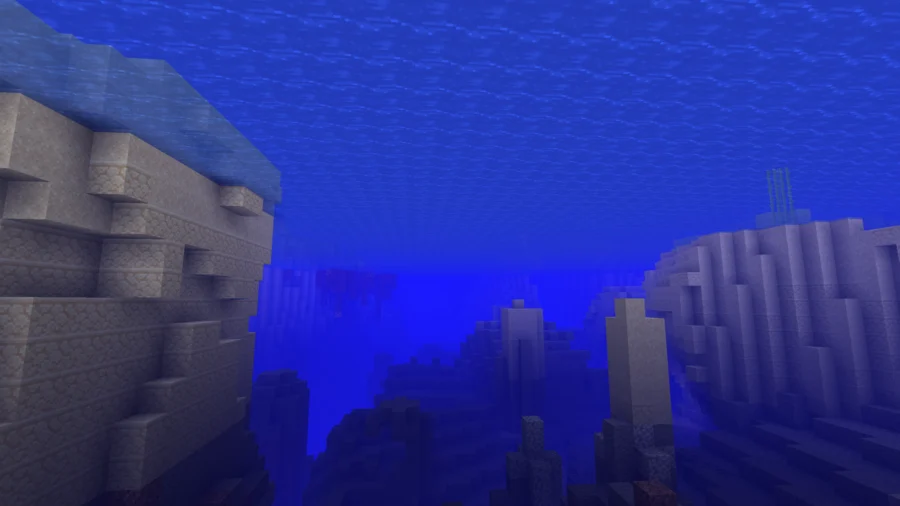 Vanilla Shaders underwater