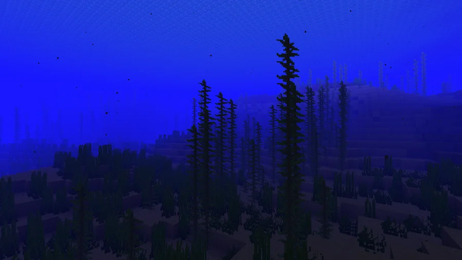 Vanilla Shaders Comparison underwater