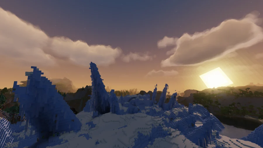 MakeUp Shaders Comparison sunset
