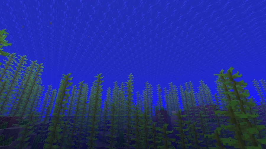 Vanilla  Shaders Comparison underwater