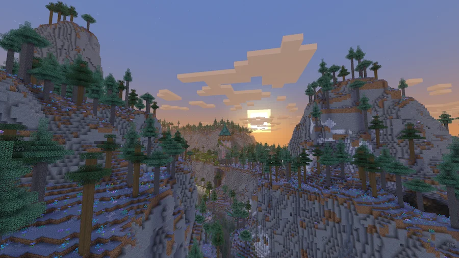 Miniature Shaders Comparison sunset