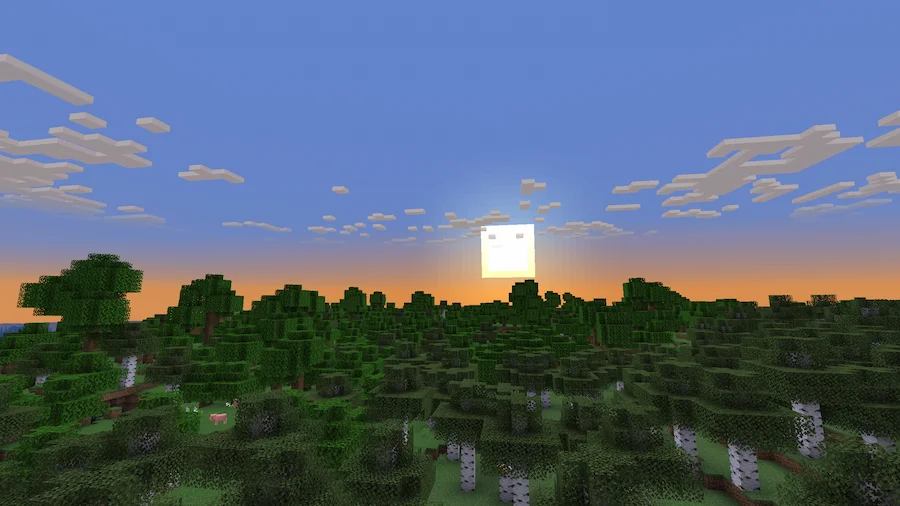 Vanilla Shaders sunset