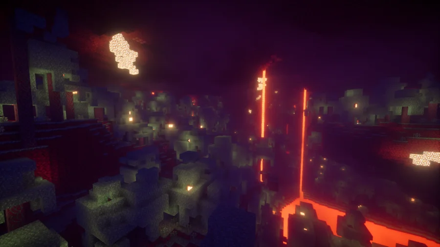 Nostalgia Shaders Comparison nether