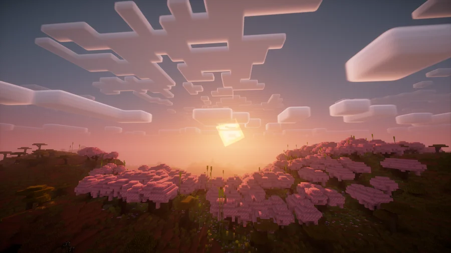 Nostalgia Shaders Comparison sunset