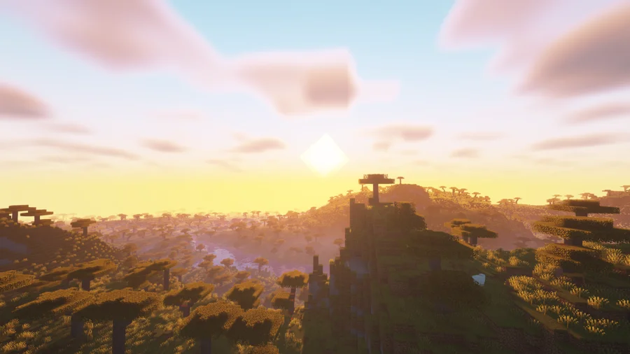 OPAL Shaders comparison sunset