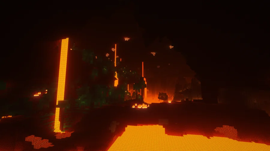 OPAL Shaders comparison nether