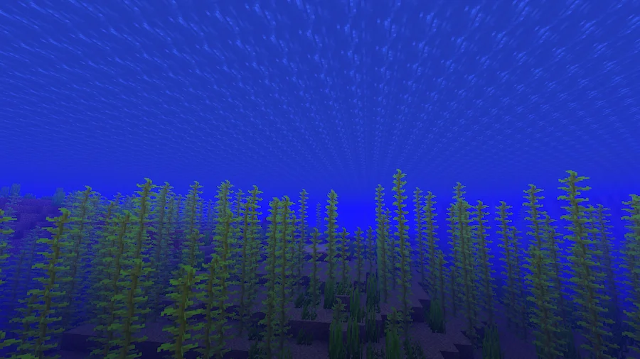 Vanilla Shaders Comparison underwater