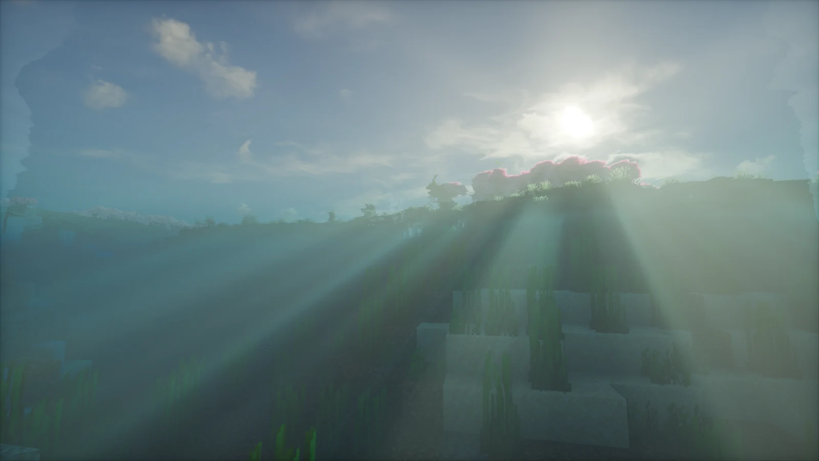 Photon Shaders comparison underwater