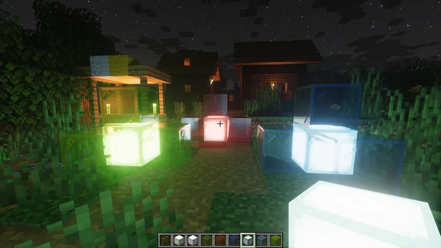 Shrimple Shaders Comparison light
