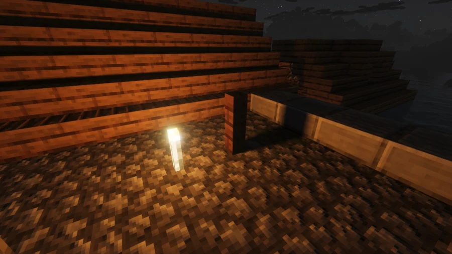 Shrimple Shaders Comparison shadow