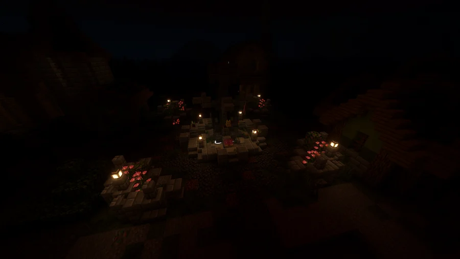 Spooklementary Shaders Comparison light