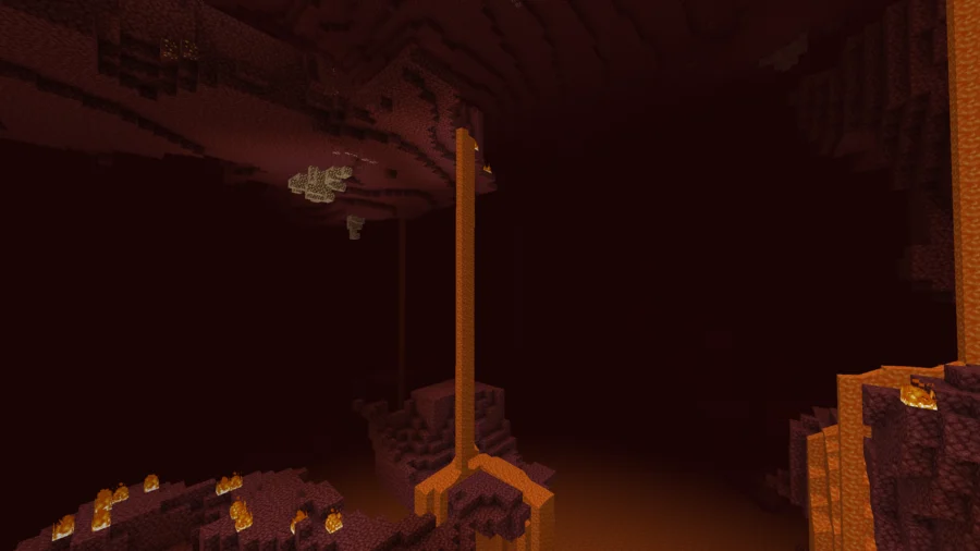 Super Duper Vanilla Shaders comparison nether