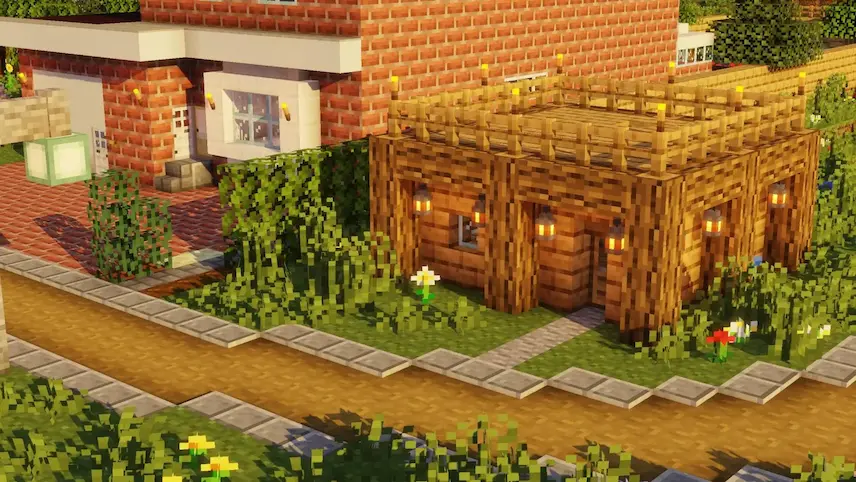 wood house