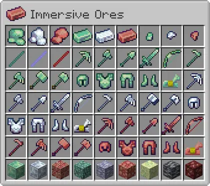armor and tools