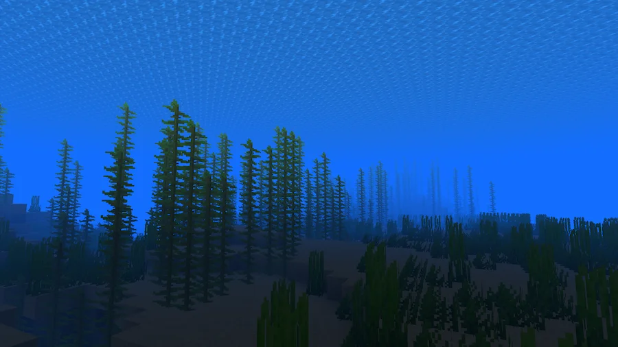 Vanilla Shaders comparison underwater