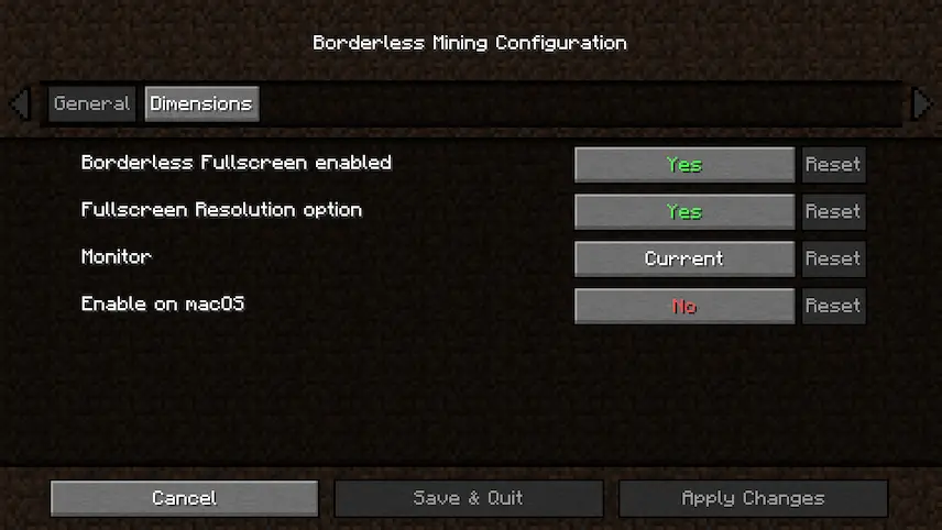 options