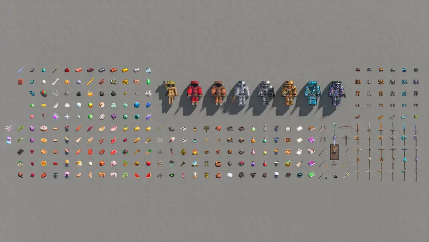 armor and items