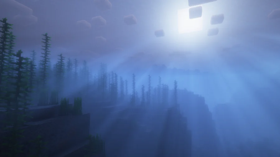 Rethinking Voxels Shaders comparison underwater