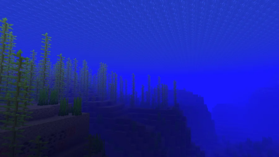Vanilla Shaders comparison underwater