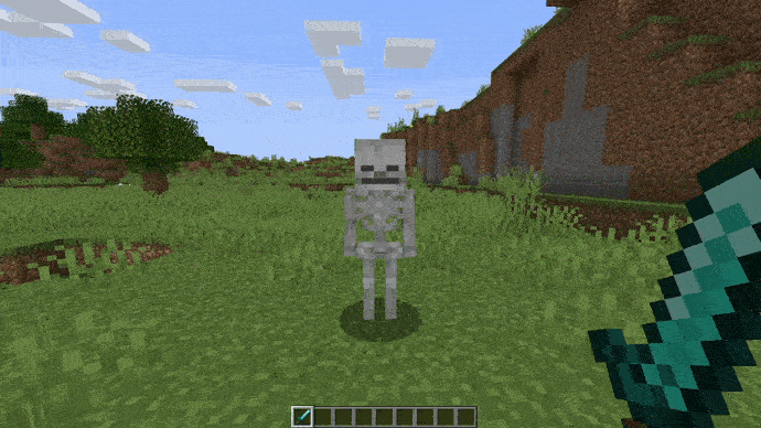 skeleton particles