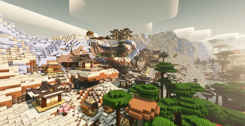 Japanese-themed Mountain Village