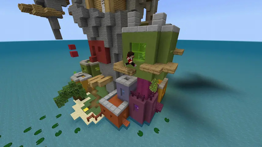 Parkour on bottom