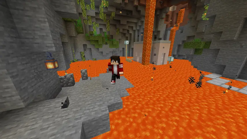 parkour lava