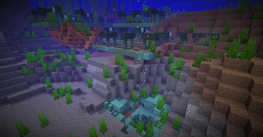 structure under the depth of the Ocean