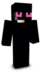 Tired Red-Eyed Shadow Minecraft Skin