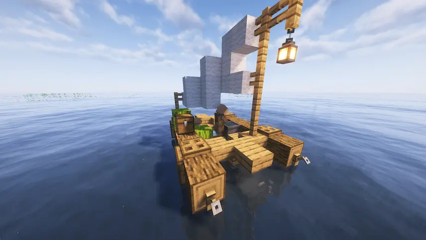 villager boat