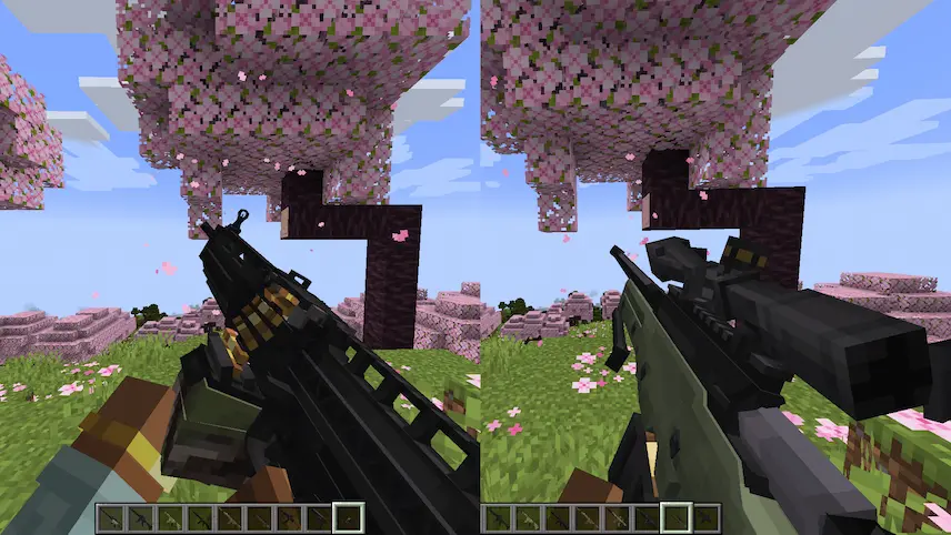 gun machine and sniper