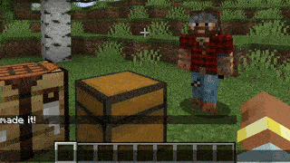 See when a player is typing, in world and in GUI. The visual gets faster and wackier the faster you type