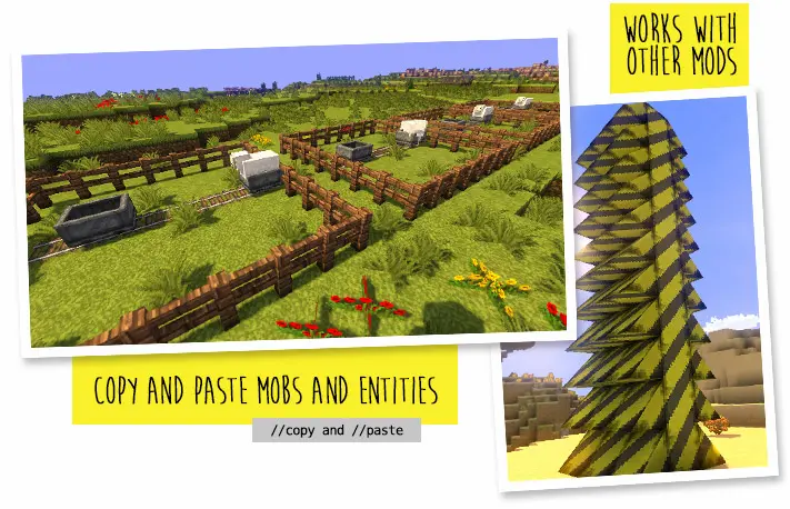 copy paste mods and entities