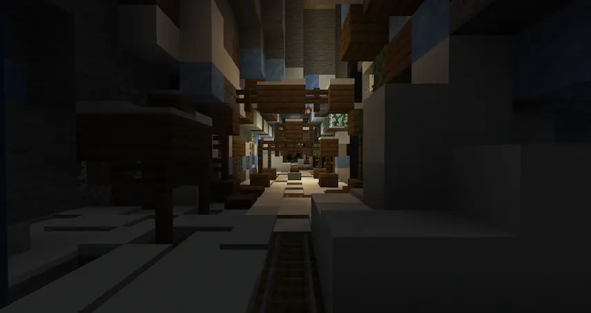 Snowy Mineshaft