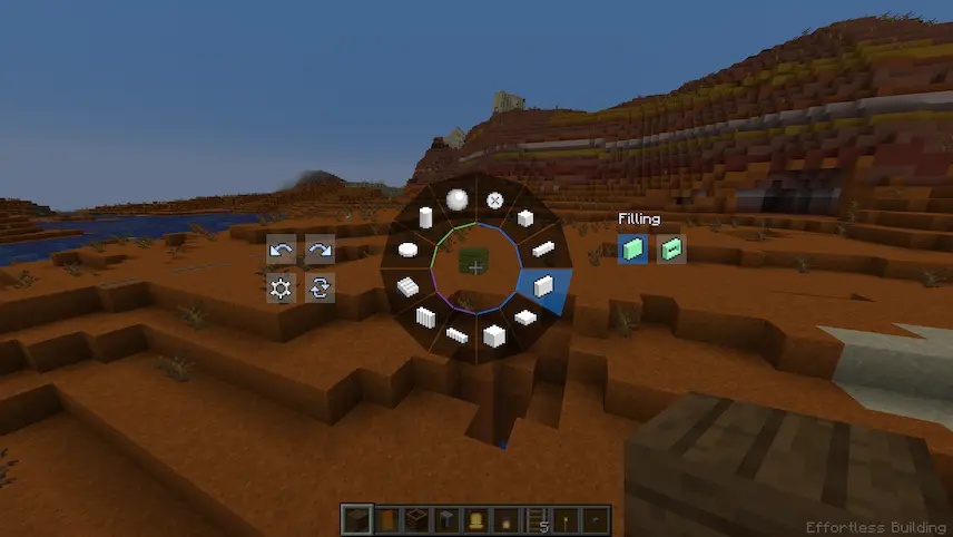 Build Modes radial menu