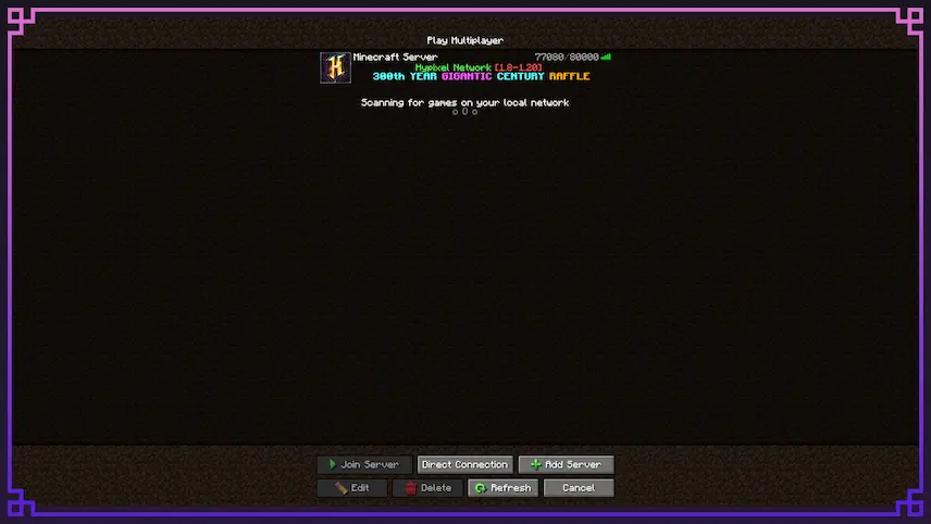 server ui