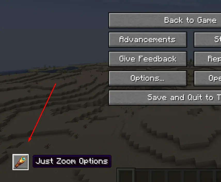 config button