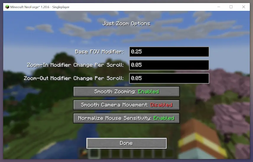 configuration ui