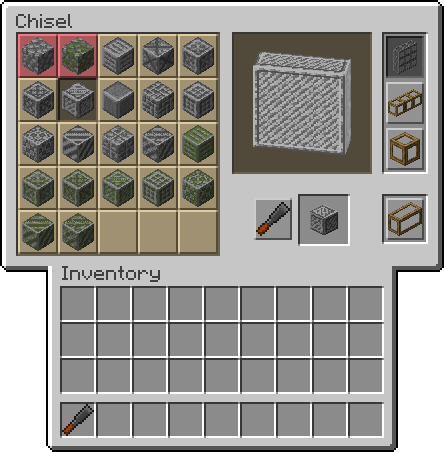 Chiseling Screen