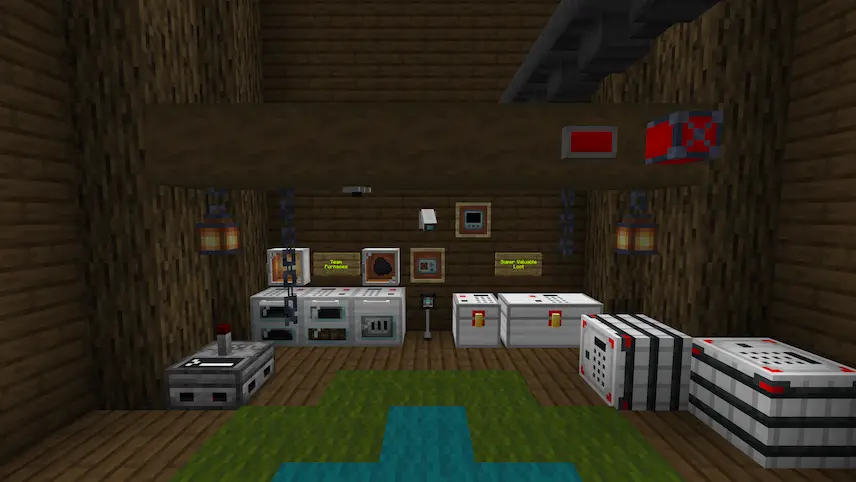 Some blocks used to securely store valuable items