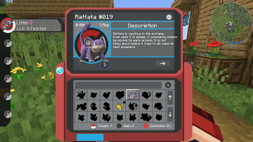 pixelmon pokedex