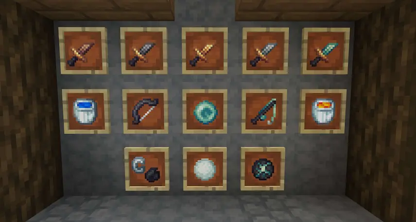 sword and items pvp