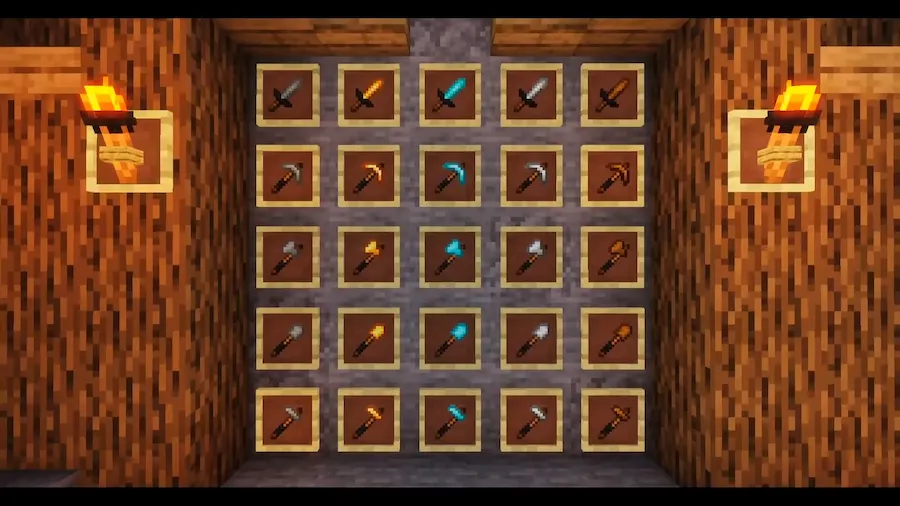 weapons and tools