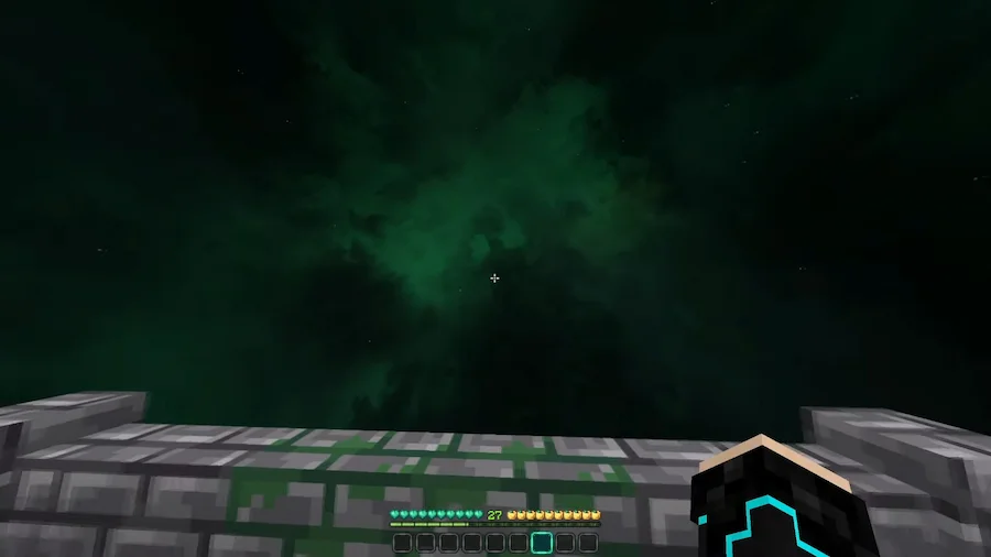 green sky